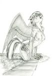 anthro anthrofied baron_engel bikini bikini_bottom breasts clothed clothing cutie_mark dock dripping_wet equid equine feathered_wings feathers female friendship_is_magic greyscale hi_res looking_at_viewer mammal monochrome my_little_pony nipples pegasus shirt simple_background smile solo spitfire_(mlp) swimming_pool swimwear topwear traditional_media_(artwork) translucent translucent_clothing wet wet_clothing wet_shirt wet_topwear white_background wings wonderbolts_(mlp) 