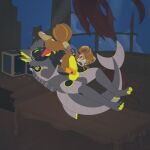 69_position absurd_res adult_(lore) anthro belly big_penis big_tail brown_body brown_fur diving duo fellatio feral fish_tail fur genitals grey_body grey_fur handjob hi_res jm-luxro lewxen luxro machine male male/male multi_ear oral pawpads penile penis protogen scuba_diving scuba_gear scuba_tank sex shipwreck size_difference szendvics_(szendvics24) tail tan_belly tongue underwater water yellow_eyes yellow_pawpads yellow_penis yellow_tongue