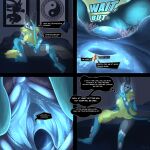 anthro areola bed beverage beverage_can big_breasts black_body black_fur blue_areola blue_body blue_fur blue_nipples blue_sclera breasts clitoris clothed clothing comic dialogue digital_media_(artwork) drinking duo english_text extreme_size_difference female female_anthro female_penetrated framed_picture fur furniture generation_9_pokemon genitals hair hi_res human inside itsfuzze lamp larger_anthro larger_female macro_anthro macro_female male male/female male_penetrating male_penetrating_female mammal mega_evolution mega_lucario_z micro micro_human micro_male multicolored_body nintendo nipples nude on_bed penetration picture_frame pokemon pokemon_(species) pokemon_trainer pokemorph red_hair sex signature size_difference smaller_human smaller_male speech_bubble spreading story story_in_description tail text thought_bubble urethra urethral urethral_penetration urethral_vore vore vulva white_eyes wrong_hole yellow_body yellow_fur yin_yang