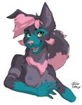  alpha_channel anthro breasts canid canine canis casual_nudity female furby_birby headshot headshot_portrait mammal nipples nix nude portrait simple_background smile solo transparent_background wolf 