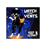 air_vent alpha_channel ambiguous_gender anthro avian bird english_text hi_res marilyn_monroe owl owl_demon poster simple_background sludgie_(artist) solo stolas_(voices_of_the_void) text transparent_background voices_of_the_void