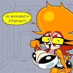 animated avian big_breasts bimbo_anthro bird bottomwear bouncing_breasts bra breasts butt cleavage clothed clothing darcy_(insaniousjaydonius) digital_media_(artwork) female glistening glistening_body huge_breasts insaniousjaydonius lips lipstick loop makeup owl pixel_(artwork) pixel_animation potoo shortstack shortstack_female skirt solo underwear