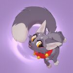 1:1 2021 azzai bell bell_collar black_nose canid canine cheek_tuft chest_tuft chibi collar collar_only colored colored_sketch digital_drawing_(artwork) digital_media_(artwork) dipstick_tail eyelashes facial_tuft female feral fox fur grey_body grey_fur grey_markings looking_away mammal markings nude red_collar red_fox shaded silver_fox simple_background sketch snout solo tail tail_markings true_fox tuft yellow_eyes