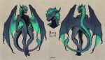 absurd_res animal_genitalia anthro balls black_body black_scales blue_body blue_hair blue_scales blue_wings claws crotch_fur digitigrade dragon ear_piercing english_text erection facial_horn facial_spikes full-length_portrait genital_piercing genitals green_body green_hair green_membrane green_scales green_wings grey_body grey_scales hair headshot_portrait hi_res horn jaw_spikes male mane membrane_(anatomy) model_sheet mythological_creature mythological_scalie mythology nipple_piercing nipples nose_horn nude nude_anthro nude_male palette penis penis_piercing piercing portrait scales scalie sheath signature solo spikes spikes_(anatomy) stripes tail tail_tuft tashiroth tattoo text tuft tufted_fur wings