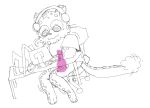 anthro bodily_fluids chair dildo dildo_sitting eyewear felid female female_penetrated furniture glasses gooning hi_res knot knotted_dildo mammal mangolocokitty masturbation on_chair pantherine penetration sex_toy sitting sitting_on_chair snow_leopard tail tail_tuft tuft