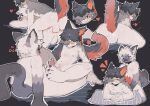 aak_(arknights) anal anthro arknights black_body black_fur blep bodily_fluids cum cum_from_ass cum_in_ass cum_inside doggystyle domestic_cat duo ear_piercing ear_ring feet felid feline felis finger_in_mouth fluffy fluffy_tail foot_fetish foot_play footjob from_behind_position fur genital_fluids grey_body grey_fur hair hair_over_eye heart_symbol hi_res hypergryph looking_pleasured male male/male mammal mounting multiple_positions orange_body orange_fur orgasm piercing pillow pupils red_body red_fur ring_piercing ritabako65179 sex shaking shaking_legs slit_pupils studio_montagne sweatdrop_(iconography) tail thrusting tongue tongue_out trembling white_body white_fur yellow_sclera