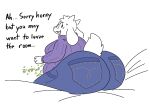 anthro big_butt black_eyes boss_monster_(undertale) bottomwear bovid breasts butt caprine clothing denim denim_bottomwear denim_clothing english_text eyewear female floppy_ears glasses goat hi_res horn huge_butt imminent_fart jeans kibblekritterz looking_back mammal mature_anthro mature_female open_mouth overweight overweight_anthro overweight_female pants purple_clothing purple_sweater purple_topwear scut_tail short_tail side_belly side_boob sitting solo sweater tail text topwear toriel undertale_(series) warning