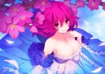  chiroru_(cheese-roll) dress flowers saigyouji_yuyuko_(living) touhou 