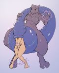  anthro bound duo hi_res human kalnareff legendary_pok&eacute;mon magic male mammal mewtwo nintendo pok&eacute;mon pok&eacute;mon_(species) slightly_chubby tail_fetish tail_play tail_vore video_games vore 
