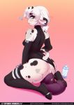  ! anal anal_masturbation anal_penetration anthro big_butt bovid bovine butt cattle clothing clothing_aside dildo dildo_sitting female kneeling mammal masturbation penetration sex_toy solo toying_self tsudamaku 