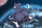 2026 3_toes 4_fingers absurd_res annoyed anthro balls balls_on_planet beneath_balls big_balls big_butt black_nose blue_body blue_fur blush blush_lines brown_body brown_fur butt cloud cosmic_background cracked_ground darkened_balls darkened_genitalia destruction digital_media_(artwork) dipstick_tail domestic_cat duo earth embarrassed feet felid feline felis fingers fur genitals green_eyes half-closed_eyes hayaken216 head_tuft hi_res house_mouse huge_balls huge_butt huge_thighs hyper hyper_butt jerry_mouse landscape_dwarfing larger_male leg_markings looking_at_viewer looking_up_at_another macro macro_male macro_march macro_pred macro_prey male male/male mammal markings metro-goldwyn-mayer moon mouse multicolored_body multicolored_fur multilevel_macro murid murine narrowed_eyes one_eye_closed pinned pinned_by_balls pinned_to_ground planet planet_destruction predator/prey rodent sea sitting sitting_on_planet size_difference size_play sky smaller_male socks_(marking) space star starry_sky tail tail_markings terra_macro thick_thighs thomas_cat toes tom_and_jerry tongue tongue_out tuft two_tone_body two_tone_fur water whiskers white_body white_fur wide_hipped_male yellow_sclera