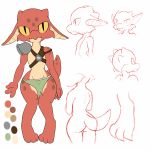  absurd_res anthro armor butt clothed clothing digital_media_(artwork) female hi_res kobold larrykitty looking_at_viewer nude reptile scalie simple_background smile solo standing unconvincing_armor 
