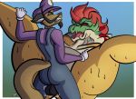  age_difference anthro anthro_on_anthro anthro_penetrated anthro_penetrating anthro_penetrating_anthro balls bodily_fluids bowser capcom cosplay duo female female_penetrated genitals herpestid lagiacrus leviathan_(mh) male male/female male_penetrating male_penetrating_female mammal mario_bros mature_female mongoose monster_hunter naomi_(ltskittles) nintendo older_female penetration sex sketchybug sweat thick_thighs video_games waluigi will_delrio_(sketchybug) younger_male 