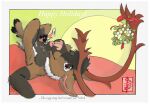 animal_genitalia anthro aroused balls cervine cervine_genitalia comet_(fennec) deer erection fennec_(artist) genitals male mammal new_world_deer nude reindeer solo