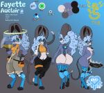 accessory anthro balls big_balls big_butt big_penis black_markings blue_body blue_hair bottomwear breasts bulge butt clothing cock_ring cybernetic_leg cybernetic_limb cybernetic_spine cybernetics cyborg dermal_piercing detailed_bulge digitigrade_paws domestic_cat down_the_leg_bulge ear_piercing emanata english_text eyewear facial_piercing fayette_auclair_(succubusbnny) feet felid feline felis foot_fetish foreskin fur genital_outline genital_piercing genitals glasses green_eyes hair halo halter_top hi_res hologram huge_balls huge_penis hybrid hyper hyper_balls hyper_genitalia hyper_penis jacket jewelry lagomorph leporid long_hair long_penis machine makeup male male_anthro mammal markings musk musk_cloud musk_penis navel navel_piercing nipple_piercing nipples nose_piercing overalls pants penis penis_accessory penis_jewelry penis_outline penis_piercing piercing ponytail prosthetic prosthetic_leg prosthetic_limb rabbit reference_to_character screwdriver small_breasts smile succubusbnny tail teeth text thick_penis thick_thighs tight_bottomwear tight_clothing tight_pants tool_belt tools topwear white_markings wide_hips