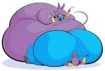 anthro beerus belly big_belly big_butt butt champa domestic_cat dragon_ball dragon_ball_super duo facesitting felid feline felis hi_res huge_belly huge_butt hyper hyper_belly hyper_butt male male/male mammal morbidly_obese morbidly_obese_male obese obese_male overweight overweight_male purle_fur sitting sitting_on_another terito weight_gain
