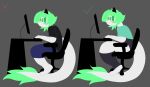  anthro clothing correct_gaming_posture dragon eyewear femboy gaming_chair glasses hi_res hornydragon2003 leotard male mythological_creature mythological_scalie mythology nonbinary_(lore) scalie solo wearing_glasses wide_hips 