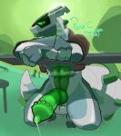 2026 abs absurd_res animal_genitalia anthro balls beach big_balls big_penis big_tail blep bodily_fluids bottomless canine_genitalia clothed clothing cum digital_media_(artwork) doctor genital_fluids genitals green_body green_eyes green_penis half_naked hi_res jacket knot knotted_penis leather leather_clothing leather_jacket leather_topwear lens_flare machine male measurements muscular muscular_male nubbed_penis pana_c penis perspective perspective_shot pipe precum pseudokym public public_nudity ridged_penis robot smile smug solo sun synth_(vader-san) tail thick_thighs tongue tongue_out topwear topwear_only unusual_anatomy unusual_bodily_fluids unusual_cum unusual_genital_fluids unusual_genitalia unusual_precum visor zipper
