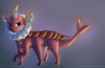 6_legs absurd_res animal_genitalia animal_penis aquatic armor arthropod balls big_balls blue_eyes canid carapace cetacean_genitalia cetacean_penis crustacean digital_media_(artwork) digital_painting_(artwork) eeveelution fan_character feral fin generation_1_pokemon genitals hi_res hybrid hybrid_genitalia hybrid_penis looking_at_viewer male male_feral mammal medial_ring medial_ringed_hybrid_penis medial_ringed_tapering_penis nintendo painting_(artwork) paws penis pokemon pokemon_(species) raised_tail red_body red_skin scar simple_background stellaamoris tail tail_fin tapering_penis text thick_tail unusual_anatomy vaporeon