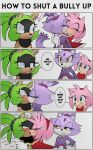 2026 abby_ramy accessory afrosoricid alternative_fashion amy_rose anthro artist_name black_clothing black_nose black_shirt black_topwear blaze_the_cat blue_eyes blush bottomwear bracelet breasts clothing coat colored comic dialogue digital_media_(artwork) domestic_cat dress ear_piercing english_text eulipotyphlan eyelashes eyes_closed felid feline felis female female/female forehead_gem french_kissing gem genitals gloves gold_(metal) gold_bracelet gold_jewelry green_body green_ears green_eyes green_hair group hair hair_accessory hairband hand_on_hip hand_on_own_hip handwear hedgehog hi_res hug hugging_another idw_publishing jewelry kissing mammal multicolored_body open_mouth orange_eyes pants penis penis_kissing piercing pink_body pink_ears pink_hair pink_tail punk purple_body purple_clothing purple_coat purple_ears purple_hair purple_tail purple_tailcoat purple_topwear red_clothing red_dress red_gem red_hairband red_mouth red_tongue scut_tail sega shaded shirt short_tail small_breasts smile smug snaggle_tooth sonic_the_hedgehog_(comics) sonic_the_hedgehog_(idw) sonic_the_hedgehog_(series) speech_bubble surge_the_tenrec tail tailcoat talking_to_another tan_body tan_inner_ear teeth tenrec text tongue topwear trio two_tone_body white_body white_bottomwear white_clothing white_gloves white_handwear white_inner_ear white_pants yellow_bottomwear yellow_clothing yellow_pants