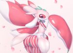  ayzcube big_butt butt female genitals hi_res looking_at_viewer looking_back lurantis nintendo nude pok&eacute;mon pok&eacute;mon_(species) pussy solo video_games 