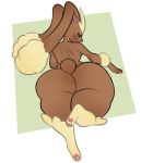 anthro bedroom_eyes big_butt blush breasts butt female hi_res huge_butt looking_at_viewer looking_back lopunny mochi-squish narrowed_eyes nintendo nude pok&eacute;mon pok&eacute;mon_(species) rear_view seductive side_boob solo thick_thighs video_games 