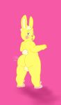  anthro balls big_butt blush buckteeth butt cake_top cuddles_(htf) genitals happy_tree_friends hi_res lagomorph leporid looking_at_viewer male mammal nude rabbit rodent short_stack simple_background slippers solo teeth thick_thighs 
