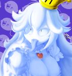  3d_(artwork) absurd_res alternate_species boo_(mario) breasts clothed clothing digital_media_(artwork) female ghost hi_res humanoid humanoidized mario_bros nintendo not_furry sailormoonredraw solo spirit tongue tongue_out video_games 