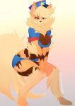  arcanine barely_visible_nipples bearbox_doodletimes buffy_(j187r) clothed clothing female fur hi_res looking_at_viewer nintendo orange_body orange_fur pok&eacute;mon pok&eacute;mon_(species) police_hat police_uniform sitting skimpy solo uniform video_games 