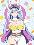  angewomon cosplay digimon highres hololive mature_female non-web_source original pekora_mom usada_pekora 