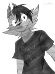 absurd_res anthro canid canine canis clothed clothing coyote coyotebass female hi_res looking_at_viewer mammal simple_background smile solo xanny_(coyotebass)
