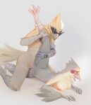 absurd_res anthro arrk avian beak bird blush breasts cockatiel cockatoo cybernetic_arm cybernetic_limb duo eyewear feathers female female_penetrated genitals hand_on_leg hi_res koreshka leg_glider_position leg_grab looking_pleasured male male/female male_penetrating male_penetrating_female nipples nude on_ground open_mouth parakeet parrot penetration penile penile_penetration penis penis_in_pussy pussy raised_leg raised_leg_grab remi_(tearatiel) scuted_arms scuted_legs scutes sex sunglasses tail tail_feathers true_parrot vaginal vaginal_penetration winged_arms wings