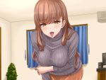  breast_hold sengoku_aky sweater tagme 