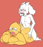  absurd_res alphys ambiguous_penetration anthro anthro_on_anthro asriel_dreemurr big_breasts big_butt blush bodily_fluids boss_monster bovid breasts buckteeth butt butt_grab caprine cum cum_inside cum_leaking cum_on_butt deep_skin duo eyes_closed eyewear female female_penetrated freckles from_behind_position fur genital_fluids glasses goat hand_on_butt hi_res horn huge_breasts huge_butt looking_pleasured lying male male/female male_penetrating male_penetrating_female mammal mrxharlequinn non-mammal_breasts nude on_front open_mouth orgasm overweight overweight_female penetration plantigrade reptile scales scalie sex short_tail simple_background speed_bump_position teeth thick_tail thick_thighs three-quarter_view undertale video_games white_body white_fur wide_hips yellow_body yellow_scales 