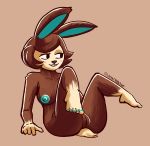  animal_crossing anthro breasts carmen_(animal_crossing) colored_nails feet female fur genitals hair hi_res lagomorph leporid loodlenoodleart mammal nails nintendo nipples nude pussy rabbit simple_background smile solo video_games 
