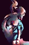  1boy absurdres blue_eyes child commentary_request darmani deku_link fierce_deity highres link looking_at_viewer male_focus mikau nasagina paper_doll_chain shield shield_on_back sword sword_on_back the_legend_of_zelda the_legend_of_zelda:_majora's_mask tunic weapon weapon_on_back young_link 