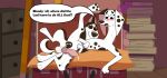 101_dalmatian_street 101_dalmatians after_sex after_vaginal age_difference animal_genitalia animal_penis animal_vulva balls bedroom blush bodily_fluids canid canine canine_genitalia canine_penis canine_vulva canis cheating_wife cum cum_in_vagina cum_inside dalmatian delilah_(101_dalmatians) dialogue disney domestic_dog duo english_text erection female feral feral_on_feral foxretro from_behind_position genital_fluids genitals hansel_(101_dalmatians) hi_res husky impressed infidelity intraspecies knot knotted_penis larger_female leaking_cum male male/female mammal nordic_sled_dog penis sex simple_background size_difference smaller_male smile spitz suitcase sweat text vulva