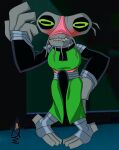 3_toes absurd_res alien atomic_wedgie azmuth barefoot ben_10 blush cartoon_network clothing digital_media_(artwork) elderly elderly_male erection erection_under_clothing feet galvan_(ben_10) green_clothing green_eyes hi_res horizontal_pupils humanoid humiliation knock-kneed male monkeycat9 pink_clothing pink_underwear pupils shirt smaller_version_at_source solo spats tenting thong toes topwear tunic underwear wedgie