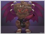 abs animal_genitalia animal_penis anthro armpit_tuft balls bandai_namco belphemon censor_bar censored digimon digimon_(species) equine_genitalia equine_penis genitals hi_res horn hybrid_genitalia hybrid_penis ineffective_censorship knot knotted_penis male multi_wing muscular muscular_anthro muscular_male nipples obliques pecs penis piercing sharp_teeth solo teeth tongue tongue_out vein veiny_muscles veiny_penis whit3salmon_23 wings