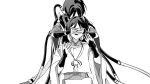  2boys armor behind_another blunt_ends bow cable choppy_bangs clothing_cutout commentary_request covering_another's_eyes dual_persona facing_another facing_viewer feathered_wings furisode genshin_impact grabbing_from_behind greyscale hands_up japanese_armor japanese_clothes juban kariginu kimono kote layered_sleeves monochrome multiple_boys open_hand open_mouth pom_pom_(clothes) retujyo4go sash scaramouche_(genshin_impact) scaramouche_(harbinger)_(genshin_impact) scaramouche_(kabukimono)_(genshin_impact) short_sleeves shoulder_cutout single_sode string teeth upper_teeth_only white_background wide_sleeves wings 