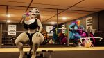 16:9 3d_(artwork) 4k absurd_res animal_crossing animal_genitalia animal_penis ankha_(animal_crossing) anthro athletic_wear balls big_balls big_penis blender_(artwork) blender_cycles_(artwork) bodily_fluids bottomwear bra breasts bucket clothing container cum cum_in_bucket cum_in_container cum_in_mouth cum_inside cum_on_breasts cum_on_fur cum_on_ground cumshot digital_media_(artwork) disney domestic_cat drinking drinking_cum dumbbell ejaculation equid equine equine_genitalia equine_penis european_rabbit excessive_cum excessive_genital_fluids felid feline felis female friendship_is_magic genital_fluids genitals group gym gym_bottomwear gym_shorts gynomorph hasbro hi_res horn huge_balls huge_penis hyper hyper_balls hyper_genitalia hyper_penis indane intersex judy_hopps lagomorph leporid looking_at_viewer mammal my_little_pony mythological_creature mythological_equine mythology nintendo oryctolagus pegasus penile penis penis_milking rabbit rainbow_dash_(mlp) shorts sports_bra twilight_sparkle_(mlp) underwear unicorn weights widescreen wings zootopia