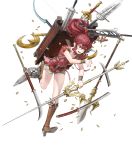  anna_(fire_emblem) fire_emblem fire_emblem_heroes fire_emblem_kakusei heels kaya8 nintendo torn_clothes weapon 