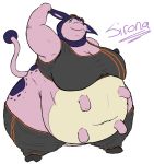  anthro belly belly_overhang big_belly big_breasts big_butt bottomwear bovid bovine bra breasts butt cattle clothing eddy_okapi eyewear female goggles hi_res huge_butt mammal miltank morbidly_obese navel nintendo obese obese_female overweight overweight_female pok&eacute;mon pok&eacute;mon_(species) simple_background solo sports_bra teats thick_thighs udders underwear video_games wide_hips 
