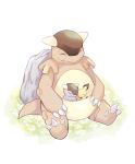  boulder closed_eyes commentary_request episode_number fangs flower gen_1_pokemon gen_2_pokemon grass highres kangaskhan mei_(maysroom) mother_and_child no_humans number outdoors pichu pokemon pokemon_(creature) signature sitting sleeping smile white_background 