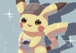  2020 :3 ambiguous_gender beverage big_head brown_eyes clothing coffee cup detective_pikachu dipstick_ears eye_reflection fur glistening glistening_body glistening_eyes glistening_fur grey_background hat_only headgear headwear hi_res holding_beverage holding_cup holding_object looking_at_viewer mostly_nude multicolored_ears nekomimi360 nintendo open_mouth open_smile outline pikachu pok&eacute;mon pok&eacute;mon_(species) pok&eacute;mon_detective_pikachu reflection shadow simple_background smile solo sparkles standing steam video_games yellow_body yellow_fur 