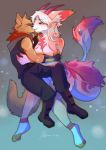  anthro avoid_posting biped clothed clothing female fluffy fully_clothed hi_res kissing league_of_legends male male/female mammal neck_tuft riot_games size_difference teemo_lol teemo_the_yiffer tuft video_games xin_tiffany yordle 