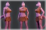  3d_(artwork) anthro clothed clothing digital_media_(artwork) female hi_res nude reptile scalie yogher 