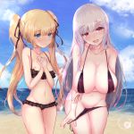  bikini habu_rin nipples panty_pull swimsuits 