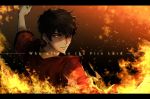  1boy avatar:_the_last_airbender avatar_(series) burn_scar chinese_clothes fighting fire molo78887777 pose red_clothes scar short_hair simple_background zuko 