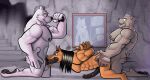 2021 abs anal anal_penetration animal_genitalia animal_penis anthro anthro_on_anthro anthro_penetrated archie_comics arms_tied augustus_the_polar_bear balls bear bottomwear bound brown_body bulldog canid canine canis clothing detailed_background digital_media_(artwork) domestic_dog equid equine equine_genitalia equine_penis erection facial_hair feet fellatio flexing fur genitals george_sommersby grey_body group group_sex hair hi_res horse hunter-husky internal internal_anal internal_oral male male/male male_penetrated male_penetrating male_penetrating_male mammal mastiff molosser motion_lines muscular muscular_male nipples nude oral pecs penetration penile penis polar_bear sega sex sir_connery sonic_the_hedgehog_(archie) sonic_the_hedgehog_(comics) sonic_the_hedgehog_(series) spitroast tail threesome trio ursine vein veiny_muscles white_body